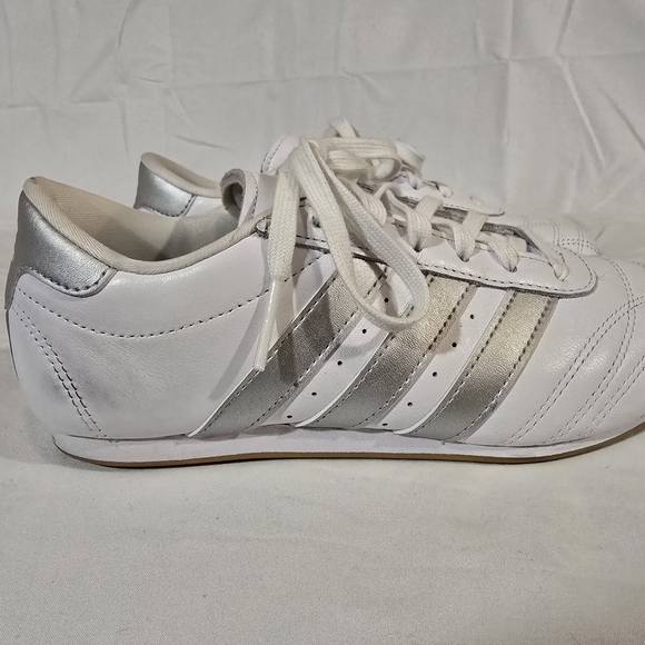 Adidas White and Silver Casual Shoes - Picture 4 of 10